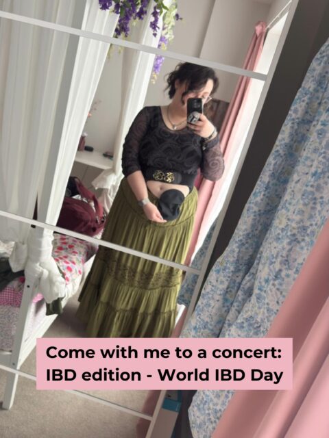 Happy World IBD day - Come with me to a concert as someone with a stoma bag.(Hashtags)
#IBDDay #CrohnsColitis #UlcerativeColitis
