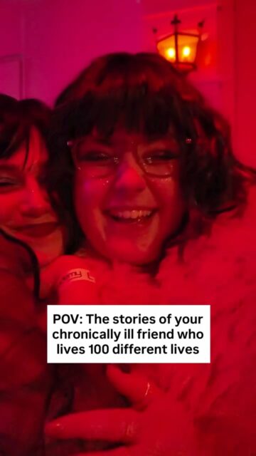 Saw this trend and knew I had to join in - for anyone who’s ever said they can’t keep up with me! My life is full of ups and downs, but I try to maximise the ups as much as I can. ☀️I’m so blessed to have the bestest friends around me too - some of whom appear in this video and some to which I’m yet to get clips with - the memories that we have made together so far as my favourites ✨VD: The text on screen reads ‘POV: The stories of your chronically ill friend who loves 100 different lives’ and cutes between lots of dramatic changes from Imali out and about to in hospital, to at work, to with different friends and family.